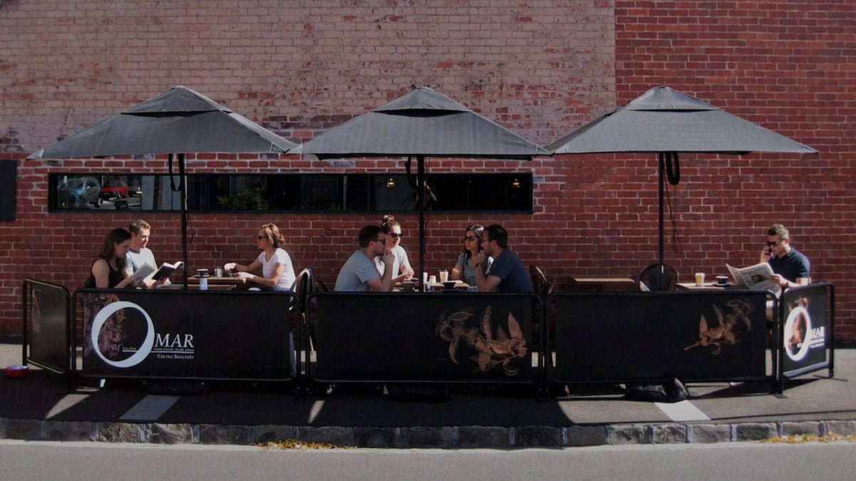 The benefits of having Branded Café Barriers for your business or venue