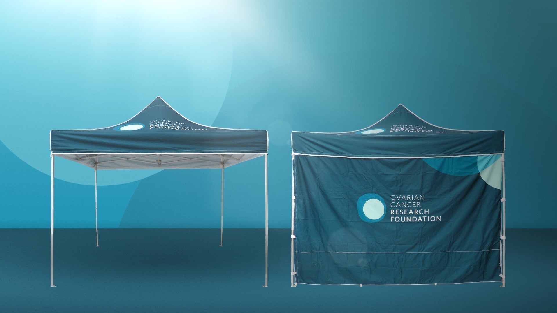 Ovarian Cancer Research Foundation Branded Marquees