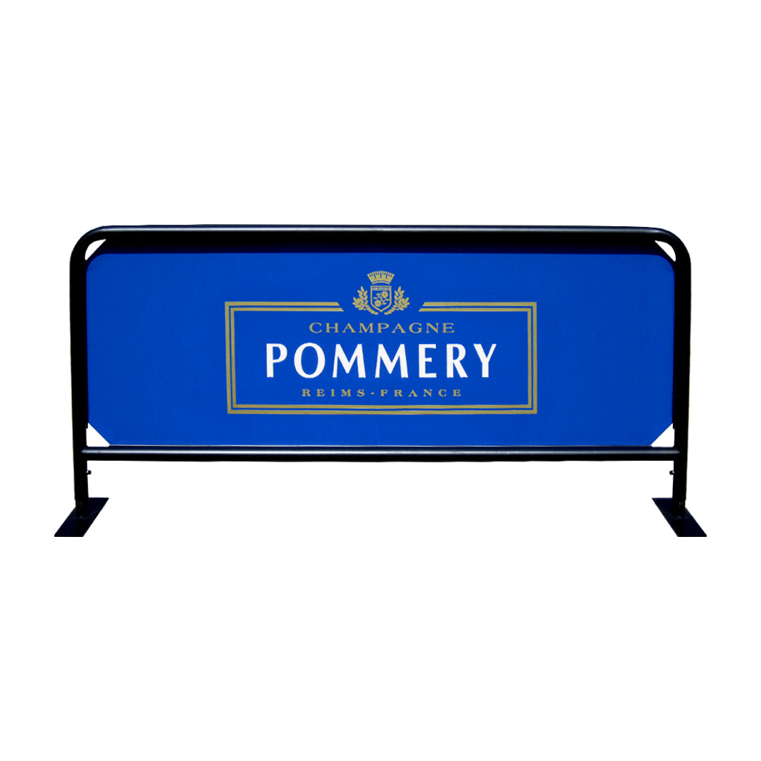 Café Barrier with Full Digital Print Branding